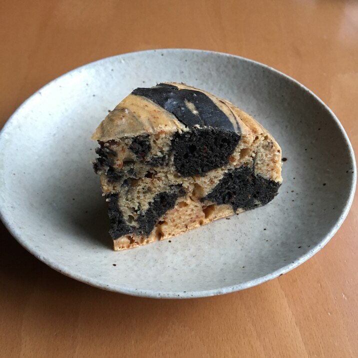 豆腐入り♪黒ごまきなこケーキ